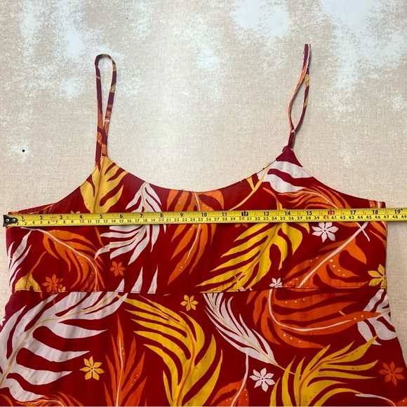 Local Design made in Hawaii Rayon Tropical Tank Blouse Size Large - Picture 7 of 9